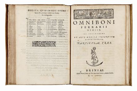  Ferrari Ognibene : De arte medica infantium, libri quatuor.  - Asta Libri & Grafica - Libreria Antiquaria Gonnelli - Casa d'Aste - Gonnelli Casa d'Aste