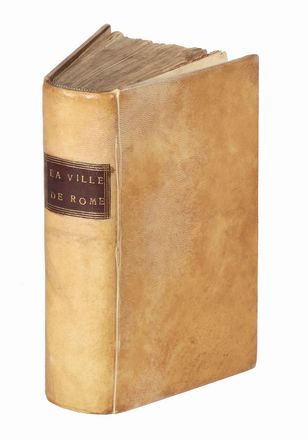  Magnan Dominique : La ville de Rome [...] avec deux plans généraux & ceux de ses XIV quartiers, gravés en taille douce [...]. Premiere partie (-seconde).  - Asta Libri & Grafica - Libreria Antiquaria Gonnelli - Casa d'Aste - Gonnelli Casa d'Aste