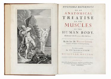 Cowper William : Myotomia reformata: or an anatomical treatise on the muscles of the human body. Illustrated with figures after the life.  - Asta Libri & Grafica - Libreria Antiquaria Gonnelli - Casa d'Aste - Gonnelli Casa d'Aste