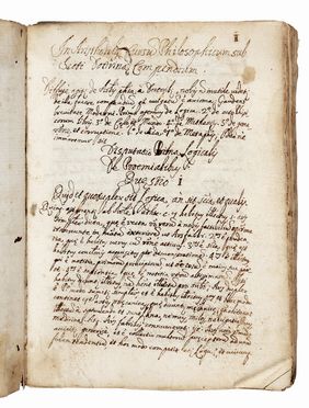 In Aristotelis cursum philosophicum sub scoti doctrina compendium.  - Asta Libri & Grafica - Libreria Antiquaria Gonnelli - Casa d'Aste - Gonnelli Casa d'Aste