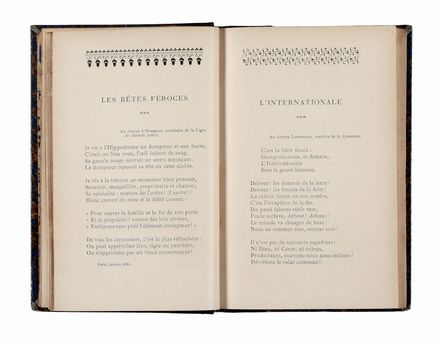  Pottier Eugne : Chants rvolutionnaires. Letteratura francese, Letteratura  Henri Rochefort  - Auction Books & Graphics - Libreria Antiquaria Gonnelli - Casa d'Aste - Gonnelli Casa d'Aste