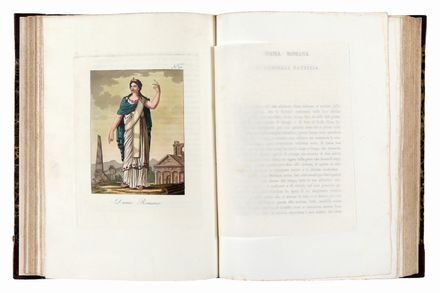  Grasset de Saint-Sauveur Jacques : L'antica Roma ovvero descrizione storica e pittorica di tutto ciò che riguarda il popolo romano ne' suoi costumi...  Francesco Gandini  - Asta Libri & Grafica - Libreria Antiquaria Gonnelli - Casa d'Aste - Gonnelli Casa d'Aste