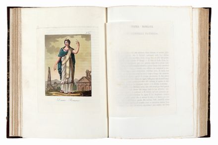  Grasset de Saint-Sauveur Jacques : L'antica Roma ovvero descrizione storica e pittorica di tutto ci che riguarda il popolo romano ne' suoi costumi...  Francesco Gandini  - Asta Libri & Grafica - Libreria Antiquaria Gonnelli - Casa d'Aste - Gonnelli Casa d'Aste