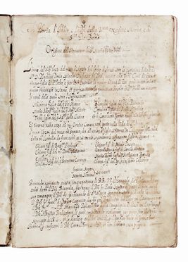 Origine del Monastero di S.ta Matia e S.to Gio: Battista.  - Asta Libri & Grafica - Libreria Antiquaria Gonnelli - Casa d'Aste - Gonnelli Casa d'Aste