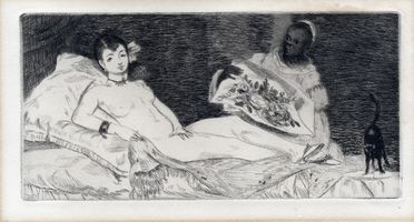  Edouard Manet  (Parigi, 1832 - 1883) : L'Olympia.  - Auction Graphics & Books - Libreria Antiquaria Gonnelli - Casa d'Aste - Gonnelli Casa d'Aste