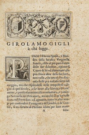  Gigli Girolamo : Vocabolario cateriniano.  - Asta Grafica & Libri - Libreria Antiquaria Gonnelli - Casa d'Aste - Gonnelli Casa d'Aste