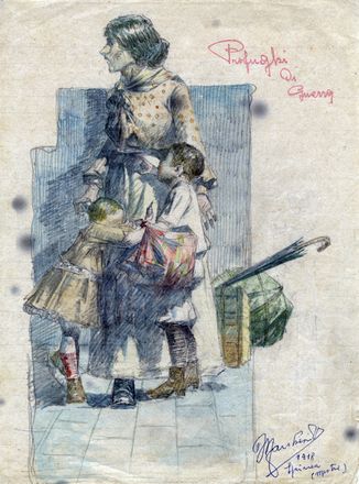  Salvatore Marchesi  (Parma, 1852 - Parma, 1926) : Lotto di 3 acquerelli con soggetti di guerra.  - Auction Graphics & Books - Libreria Antiquaria Gonnelli - Casa d'Aste - Gonnelli Casa d'Aste