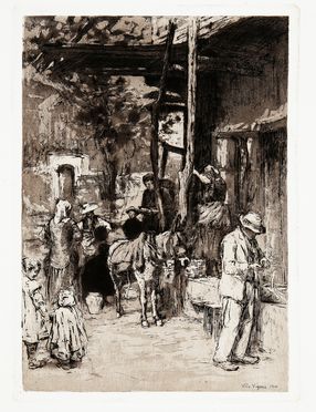  Pascoli Giovanni : Albo pascoliano. Acqueforti di Vico Viganò. Prefazione di Leonardo Bistolfi.  Vico Viganò  (Cernusco sul Naviglio, 1874 - 1967)  - Asta Grafica & Libri - Libreria Antiquaria Gonnelli - Casa d'Aste - Gonnelli Casa d'Aste