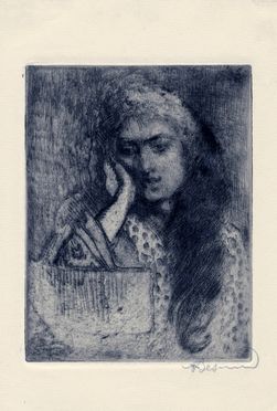  Paul Albert Besnard  (Parigi, 1849 - 1934) : Pompilia.  - Asta Grafica & Libri - Libreria Antiquaria Gonnelli - Casa d'Aste - Gonnelli Casa d'Aste