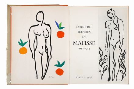  Matisse Henri : Verve. Vol. IX, nn. 35-36. Dernires oeuvres de Matisse. 1950-1954.  - Asta Grafica & Libri - Libreria Antiquaria Gonnelli - Casa d'Aste - Gonnelli Casa d'Aste