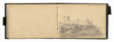  Giovanni Fontanesi  (Reggio Emilia, 1813 - 1875) [attribuito a] : Taccuino di disegni.  - Asta Grafica & Libri - Libreria Antiquaria Gonnelli - Casa d'Aste - Gonnelli Casa d'Aste