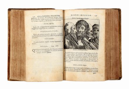  Della Porta Giovan Battista : La fisonomia dell'huomo, et la celeste [...] Con la Fisonomia Naturale di Monsignor Giovanni Ingegneri di Polemone, & Adamantio.  Giovanni Ingegneri, Marcus Antonius Polemon  - Asta Grafica & Libri - Libreria Antiquaria Gonnelli - Casa d'Aste - Gonnelli Casa d'Aste