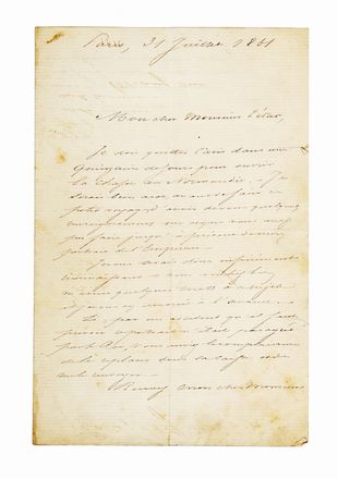  Adolphe Yvon  (Eschviller, 1817 - Parigi, 1893) : Lotto composto di 8 disegni e 1 lettera manoscritta.  - Asta Grafica & Libri - Libreria Antiquaria Gonnelli - Casa d'Aste - Gonnelli Casa d'Aste