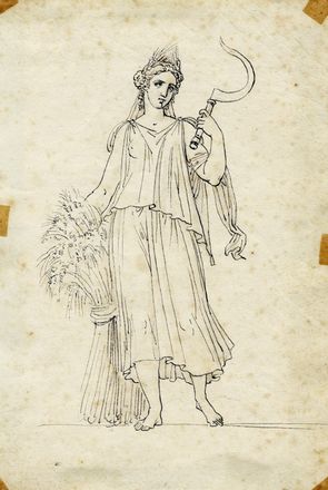  Giuseppe Cammarano  (Sciacca, 1766 - Napoli, 1850) : Lotto di 4 disegni neoclassici.  - Auction Graphics & Books - Libreria Antiquaria Gonnelli - Casa d'Aste - Gonnelli Casa d'Aste