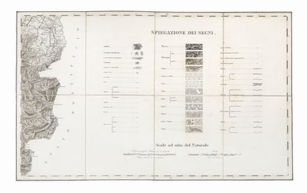 Carta topografica del Ducato di Modena levata dietro misure trigonometriche alla scala di 1:28.800...  - Asta Grafica & Libri - Libreria Antiquaria Gonnelli - Casa d'Aste - Gonnelli Casa d'Aste