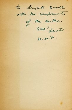  Palazzeschi Aldo : Firma e data autografa su libro 'I fratelli cuccioli' - Firenze, Vallecchi 1948 e su 'Il Doge' - Milano, Mondadori 1967.	  - Asta Grafica & Libri - Libreria Antiquaria Gonnelli - Casa d'Aste - Gonnelli Casa d'Aste