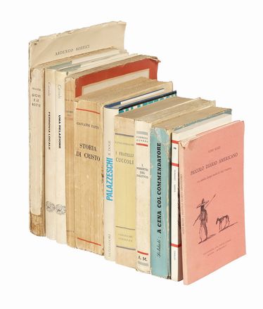  Palazzeschi Aldo : Firma e data autografa su libro 'I fratelli cuccioli' - Firenze, Vallecchi 1948 e su 'Il Doge' - Milano, Mondadori 1967.	  - Asta Grafica & Libri - Libreria Antiquaria Gonnelli - Casa d'Aste - Gonnelli Casa d'Aste