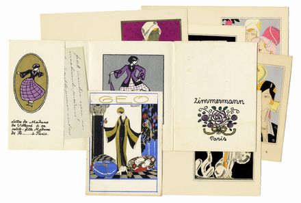  Umberto Brunelleschi  (Montemurlo, 1879 - Parigi, 1949) [e altri] : Lotto di grafiche Decò.  Colein  - Asta Grafica & Libri - Libreria Antiquaria Gonnelli - Casa d'Aste - Gonnelli Casa d'Aste