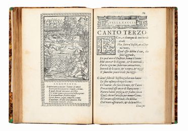  Valvason Erasmo (da) : Della caccia poema [...] con gli argomenti a ciascun canto del Sig. Gio. Domenico de gli Alessandri. Caccia e pesca, Feste - Folklore - Giochi - Sport  Giovanni Domenico Alessandri  - Auction Graphics & Books - Libreria Antiquaria Gonnelli - Casa d'Aste - Gonnelli Casa d'Aste