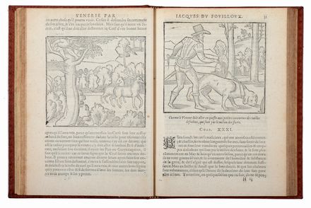  Du Fouilloux Jacques : La venerie [...] de nouveau reveue & augmente du Miroir de Fauconnerie. Caccia e pesca, Feste - Folklore - Giochi - Sport  - Auction Graphics & Books - Libreria Antiquaria Gonnelli - Casa d'Aste - Gonnelli Casa d'Aste