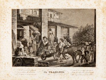  Luigi Rados  (Parma, 1773 - Milano, 1840) : Le quattro parti del giorno.  - Auction Graphics & Books - Libreria Antiquaria Gonnelli - Casa d'Aste - Gonnelli Casa d'Aste