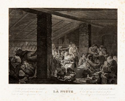  Luigi Rados  (Parma, 1773 - Milano, 1840) : Le quattro parti del giorno.  - Asta Grafica & Libri - Libreria Antiquaria Gonnelli - Casa d'Aste - Gonnelli Casa d'Aste
