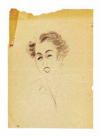  Gianni Vagnetti  (Firenze, 1897 - 1956) : Personaggio in costume teatrale.  - Asta Grafica & Libri - Libreria Antiquaria Gonnelli - Casa d'Aste - Gonnelli Casa d'Aste