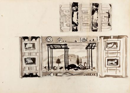  Gianni Vagnetti  (Firenze, 1897 - 1956) : Personaggio in costume teatrale.  - Asta Grafica & Libri - Libreria Antiquaria Gonnelli - Casa d'Aste - Gonnelli Casa d'Aste