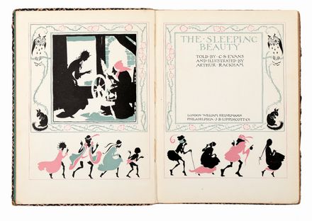  Evans Charles Seddon : The sleeping beauty.  Arthur Rackham  - Auction Graphics & Books - Libreria Antiquaria Gonnelli - Casa d'Aste - Gonnelli Casa d'Aste