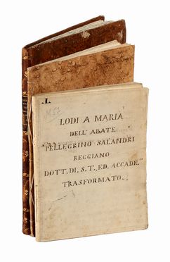 Cenni sulla Vita della R.M Maria Adeodata Luigia Marchi di Carpi. Libro unico. Agiografia, Religione  - Auction Graphics & Books - Libreria Antiquaria Gonnelli - Casa d'Aste - Gonnelli Casa d'Aste