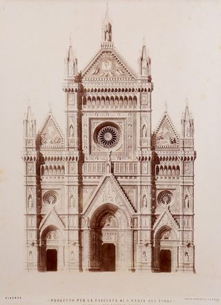  Giuseppe Partini : Collezione dei principali lavori eseguiti dall'architetto Giuseppe Partini di Siena.  - Auction Graphics & Books - Libreria Antiquaria Gonnelli - Casa d'Aste - Gonnelli Casa d'Aste