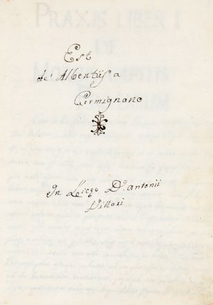 Manoscritto con due trattati di medicina.  - Asta Grafica & Libri - Libreria Antiquaria Gonnelli - Casa d'Aste - Gonnelli Casa d'Aste