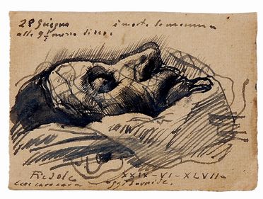  Pietro Annigoni  (Milano, 1910 - Firenze, 1988) : Lotto composto di 3 disegni.  - Asta Grafica & Libri - Libreria Antiquaria Gonnelli - Casa d'Aste - Gonnelli Casa d'Aste