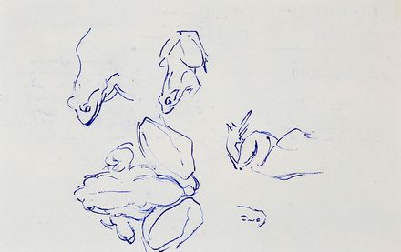  Pietro Annigoni  (Milano, 1910 - Firenze, 1988) : Lotto composto di 3 disegni.  - Asta Grafica & Libri - Libreria Antiquaria Gonnelli - Casa d'Aste - Gonnelli Casa d'Aste