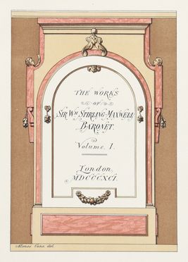  Stirling-Maxwell William : Annals of the artists of Spain.  - Asta Grafica & Libri - Libreria Antiquaria Gonnelli - Casa d'Aste - Gonnelli Casa d'Aste