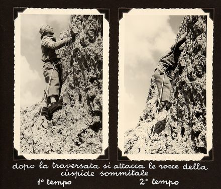  Alpinismo e montagna, Geografia e viaggi : Resoconto fotografico di un'escursione a Meida e in val di Fassa.  - Auction Graphics & Books - Libreria Antiquaria Gonnelli - Casa d'Aste - Gonnelli Casa d'Aste