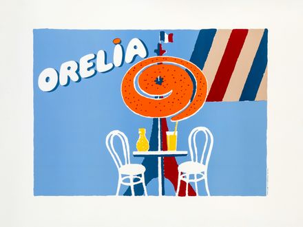  Bernard Villemot  (1911 - 1989) : Orangina Lite.  - Auction Graphics & Books - Libreria Antiquaria Gonnelli - Casa d'Aste - Gonnelli Casa d'Aste