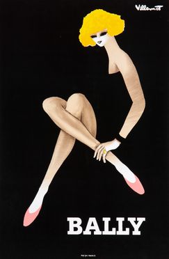  Bernard Villemot  (1911 - 1989) : Lotto composto di 3 pubblicità per le scarpe Bally.  - Asta Grafica & Libri - Libreria Antiquaria Gonnelli - Casa d'Aste - Gonnelli Casa d'Aste