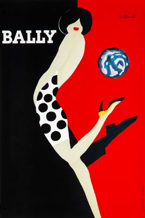  Bernard Villemot  (1911 - 1989) : Lotto composto di 3 pubblicità per le scarpe Bally.  - Asta Grafica & Libri - Libreria Antiquaria Gonnelli - Casa d'Aste - Gonnelli Casa d'Aste