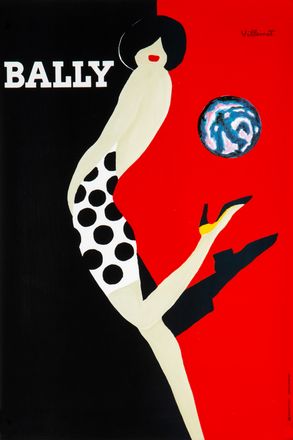  Bernard Villemot  (1911 - 1989) : Lotto composto di 3 pubblicit per le scarpe Bally.  - Asta Grafica & Libri - Libreria Antiquaria Gonnelli - Casa d'Aste - Gonnelli Casa d'Aste