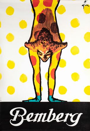 Ren� Gruau  (Rimini, 1909 - Roma, 2004) : Lotto di 3 manifesti pubblicitari per Bemberg.  - Asta Grafica & Libri - Libreria Antiquaria Gonnelli - Casa d'Aste - Gonnelli Casa d'Aste
