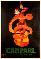  Leonetto Cappiello  (Livorno, 1875 - Cannes, 1942) : Bitter Campari.  Milton Glaser  (New York, 1929)  - Auction Graphics & Books - Libreria Antiquaria Gonnelli - Casa d'Aste - Gonnelli Casa d'Aste