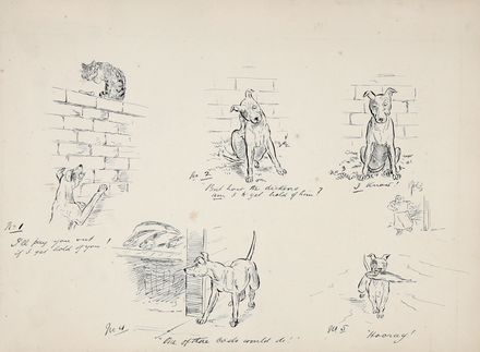  Francis Carruthers Gould  (1844 - 1925) [attribuito a] : Lotto composto di 3 disegni.  - Auction Graphics & Books - Libreria Antiquaria Gonnelli - Casa d'Aste - Gonnelli Casa d'Aste