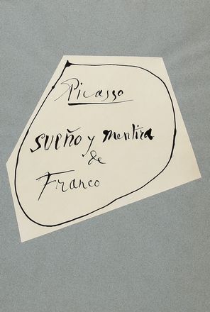  Pablo Picasso  (Malaga, 1881 - Mougins, 1973) : Sueo y mentira de Franco (Dream and Lie of Franco).  - Asta Grafica & Libri - Libreria Antiquaria Gonnelli - Casa d'Aste - Gonnelli Casa d'Aste