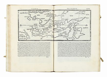  Bordone Benedetto : Isolario [...] Nel qual si ragiona di tutte l'isole del mondo... Atlanti, Geografia e viaggi, Geografia e viaggi  - Auction Graphics & Books - Libreria Antiquaria Gonnelli - Casa d'Aste - Gonnelli Casa d'Aste