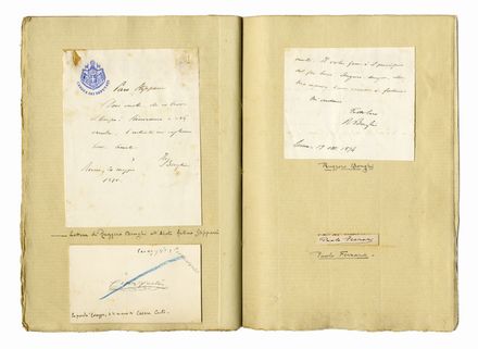 Album di autografi. Storia, Storia, Diritto e Politica  - Auction Graphics & Books - Libreria Antiquaria Gonnelli - Casa d'Aste - Gonnelli Casa d'Aste
