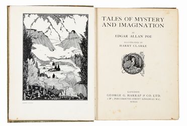  Poe Edgar Allan : Tales of mystery and imagination [...] illustrated by Harry Clarke.  Harry Clarke  - Asta Grafica & Libri - Libreria Antiquaria Gonnelli - Casa d'Aste - Gonnelli Casa d'Aste