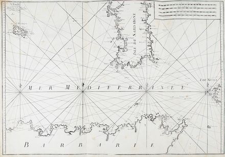  Roux Joseph : Carte de la Mer Mediterranée en douze feuilles.  - Asta Grafica & Libri - Libreria Antiquaria Gonnelli - Casa d'Aste - Gonnelli Casa d'Aste