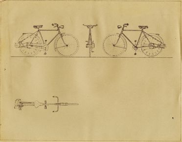 Raccolta di fascicoli, oltre a molti disegni, relativi al motocarro, alle motocarrozzette (sidecar) e alle biciclette a motore Benelli.  - Asta Grafica & Libri - Libreria Antiquaria Gonnelli - Casa d'Aste - Gonnelli Casa d'Aste