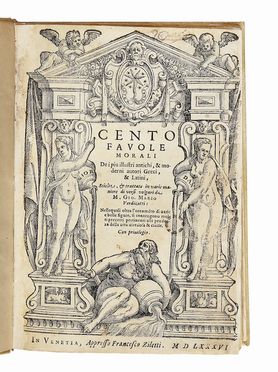  Verdizotti Giovanni Mario : Cento favole morali, de i pi� illustri antichi, & moderni autori Greci, & Latini... Mitologia, Letteratura, Figurato, Religione, Collezionismo e Bibliografia  - Auction Graphics & Books - Libreria Antiquaria Gonnelli - Casa d'Aste - Gonnelli Casa d'Aste